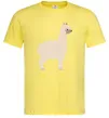 Мужская футболка Світла лама Лимонный фото