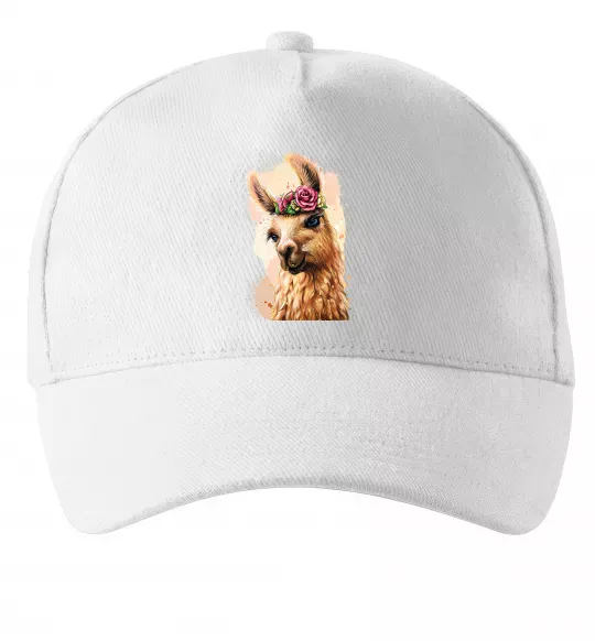 Кепка Лама у віночку Белый фото