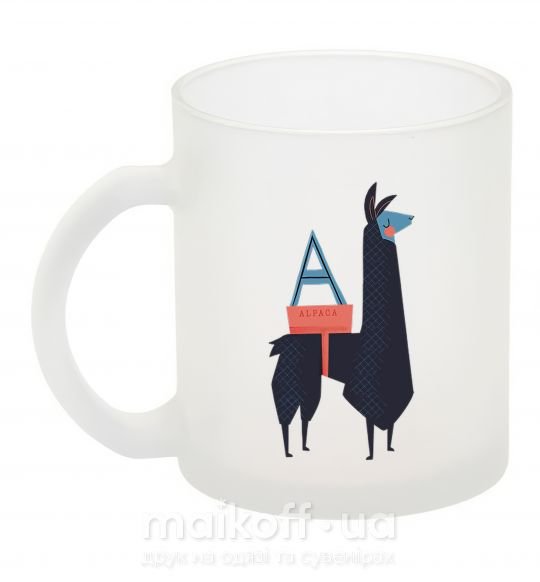 Чашка стеклянная A Alpaca Фроузен фото