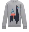 Детский Свитшот A Alpaca Серый меланж фото