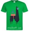 Мужская футболка A Alpaca Зеленый фото