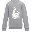 Детский Свитшот Альпака біла Серый меланж фото