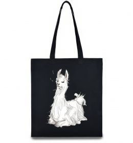 Еко-сумка Альпака біла