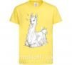 Детская футболка Альпака белая Лимонный фото