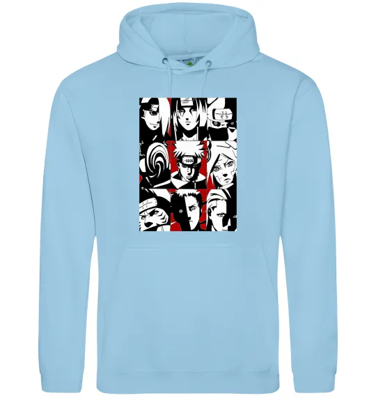 Мужская толстовка (худи) Akatsuki Голубой фото