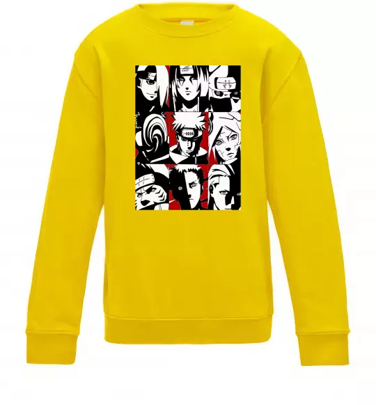 Дитячий світшот Akatsuki Сонячно жовтий фото