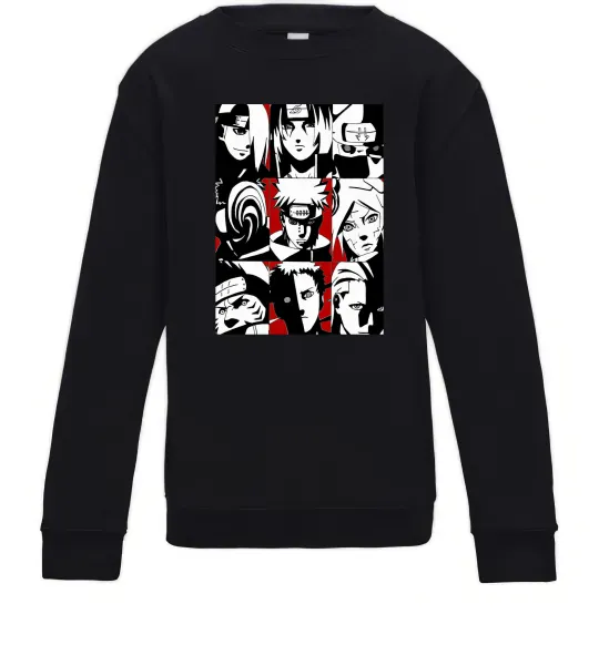 Дитячий світшот Akatsuki Чорний фото