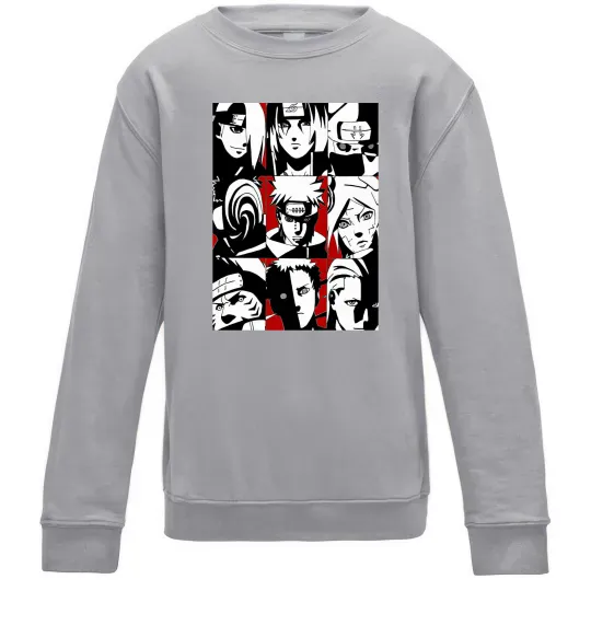 Дитячий світшот Akatsuki Сірий меланж фото