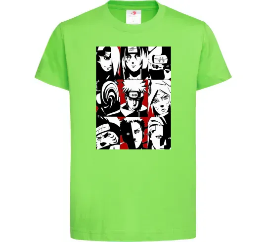 Детская футболка Akatsuki Лаймовый фото