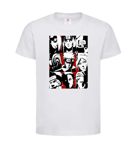 Детская футболка Akatsuki Белый фото