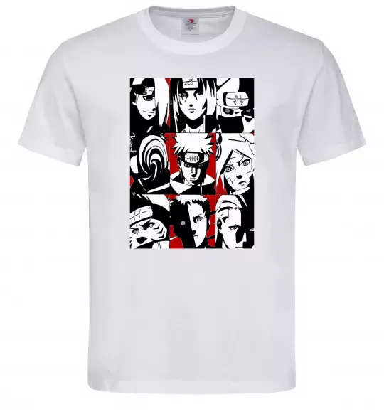 Чоловіча футболка Akatsuki Білий фото