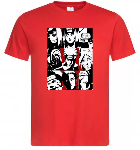 Чоловіча футболка Akatsuki Червоний фото