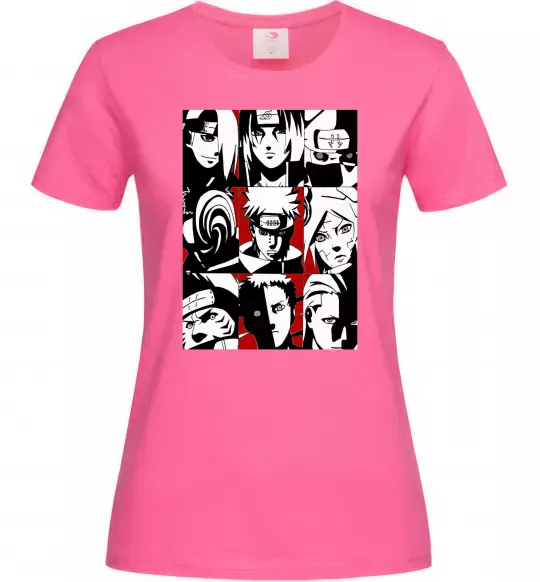 Женская футболка Akatsuki Ярко-розовый фото