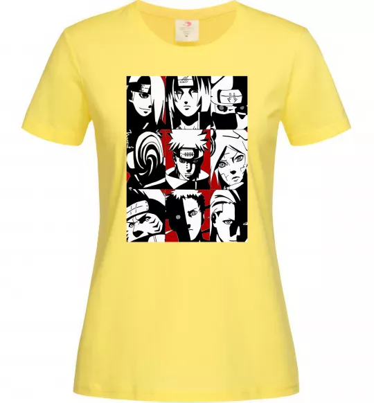Женская футболка Akatsuki Лимонный фото