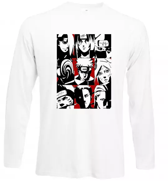 Лонгслів Akatsuki Білий фото