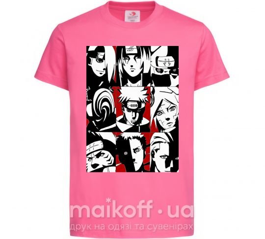 Детская футболка Akatsuki Ярко-розовый фото