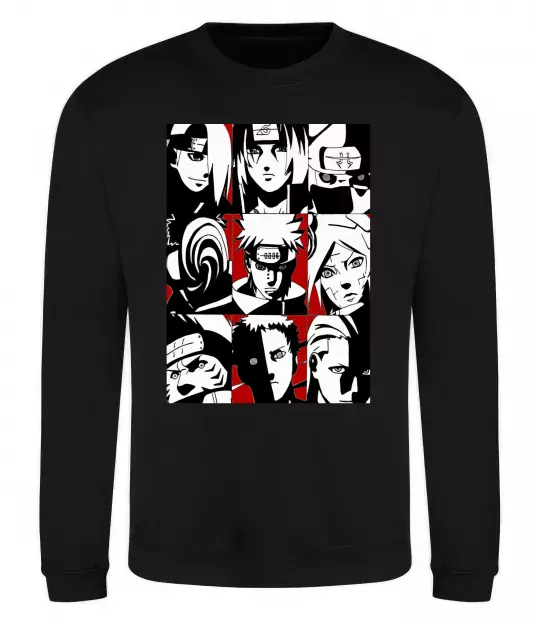 Світшот Akatsuki Чорний фото