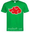 Чоловіча футболка Акацуки лого Зелений фото
