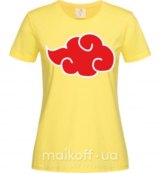 Женская футболка Акацуки лого Лимонный фото