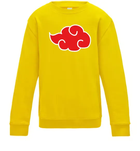 Детский Свитшот Акацукі лого Солнечно желтый фото