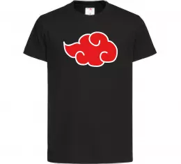 Детская футболка Акацукі лого Черный фото