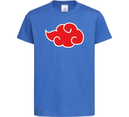 Дитяча футболка Акацукі лого Яскраво-синій фото