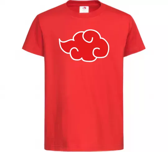 Дитяча футболка Акацукі лого Червоний фото