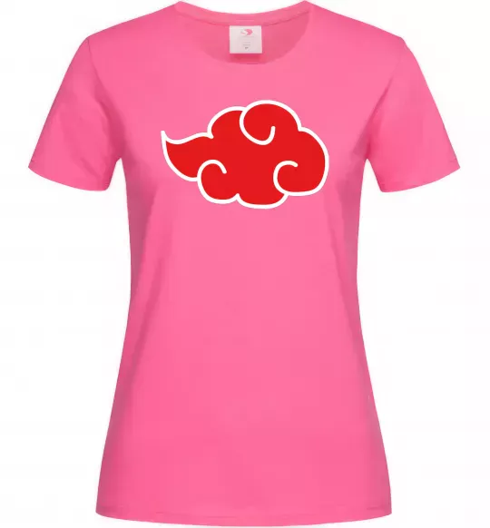 Женская футболка Акацукі лого Ярко-розовый фото