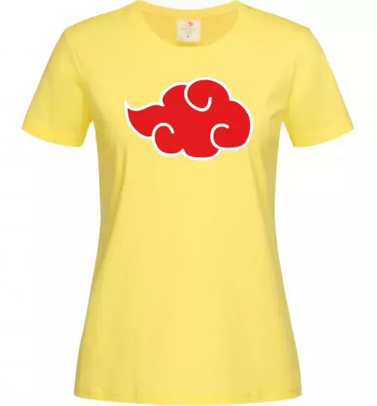 Женская футболка Акацукі лого Лимонный фото