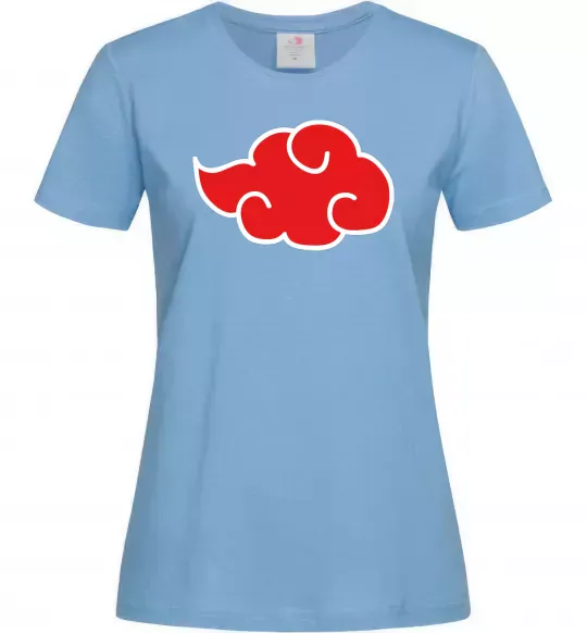 Женская футболка Акацукі лого Голубой фото