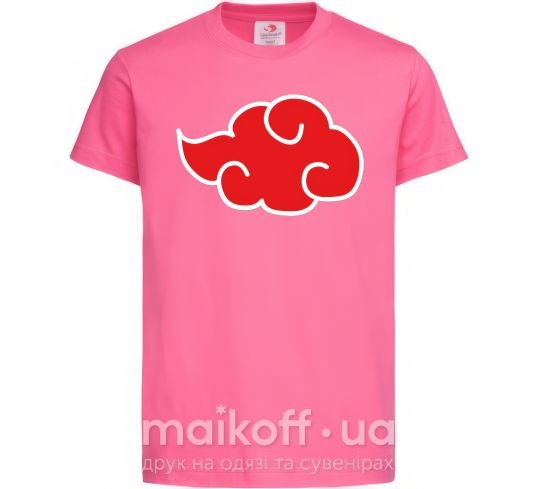 Дитяча футболка Акацуки лого Яскраво-рожевий фото