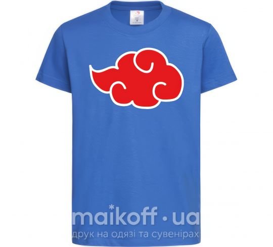 Детская футболка Акацуки лого Ярко-синий фото