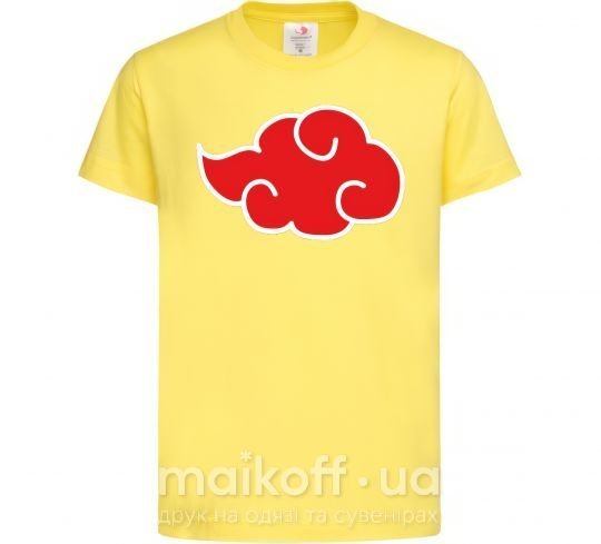 Дитяча футболка Акацуки лого Лимонний фото