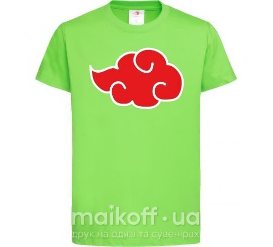 Детская футболка Акацуки лого Лаймовый фото