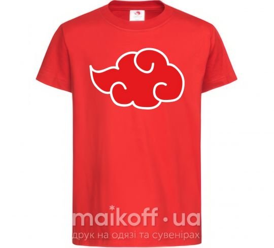 Детская футболка Акацуки лого Красный фото