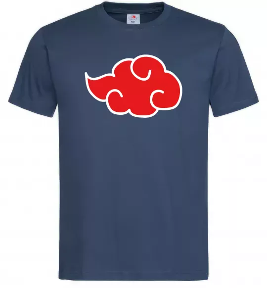 Чоловіча футболка Акацукі лого Темно-синій фото