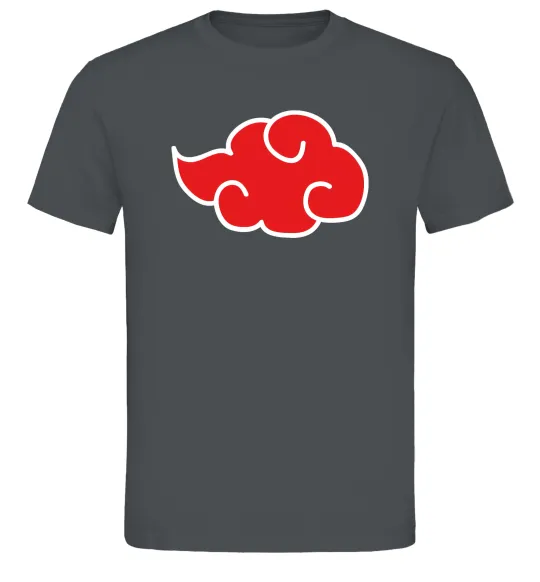 Чоловіча футболка Акацукі лого Графіт фото