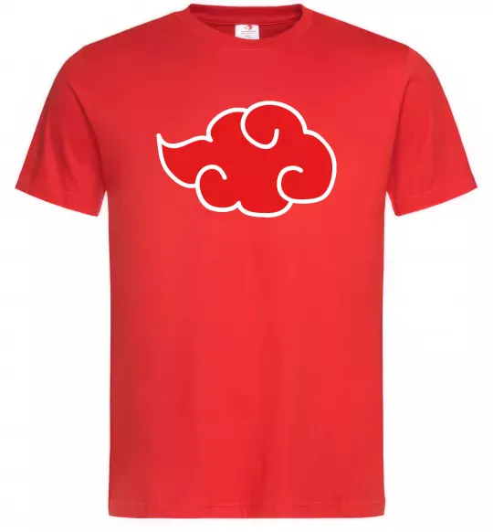 Чоловіча футболка Акацукі лого Червоний фото