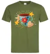 Мужская футболка Чашка новорічна Оливковый фото