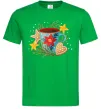 Мужская футболка Чашка новорічна Зеленый фото