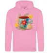Чоловіча толстовка (худі) Чашка новорічна Рожевий фото
