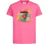 Детская футболка Чашка новорічна Ярко-розовый фото