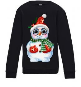 Дитячий світшот Сніговик в рукавичках