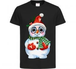 Детская футболка Сніговик в рукавичках