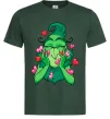 Чоловіча футболка Грінч в сердечках Темно-зелений Чоловіча футболка Грінч в сердечках Темно-зелений фото