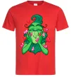 Чоловіча футболка Грінч в сердечках Червоний Чоловіча футболка Грінч в сердечках Червоний фото
