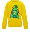 Детский Свитшот Грінч в сердечках Солнечно желтый фото