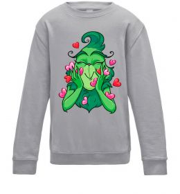 Дитячий світшот Грінч в сердечках