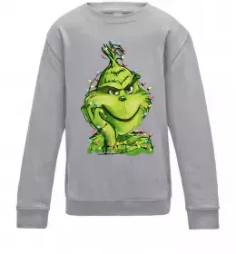 Детский Свитшот Санта танцює Лаймовый фото