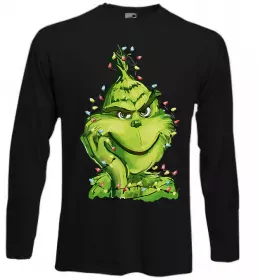 Лонгслив FUN SANTA Черный фото Лонгслив FUN SANTA Черный фото